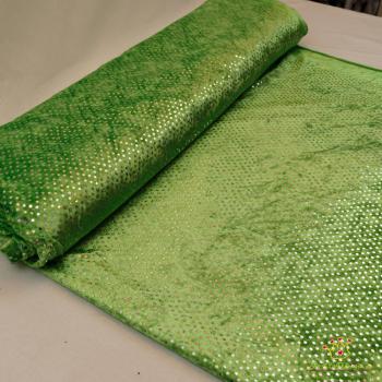 Preview: Panne Samt Pailetten - Lemon Preview: Panne Samt Pailetten - Lemon